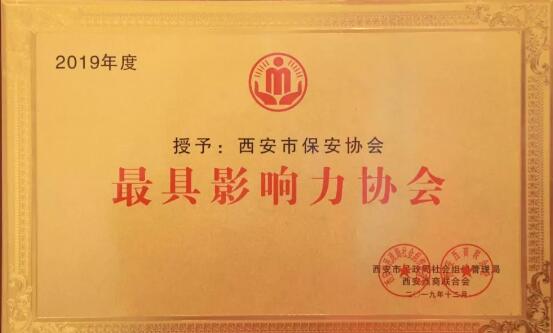 西安市保安協會,西安市最具影響力協會