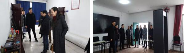 四川省保安協會領導干部考察保安員職業技能考場